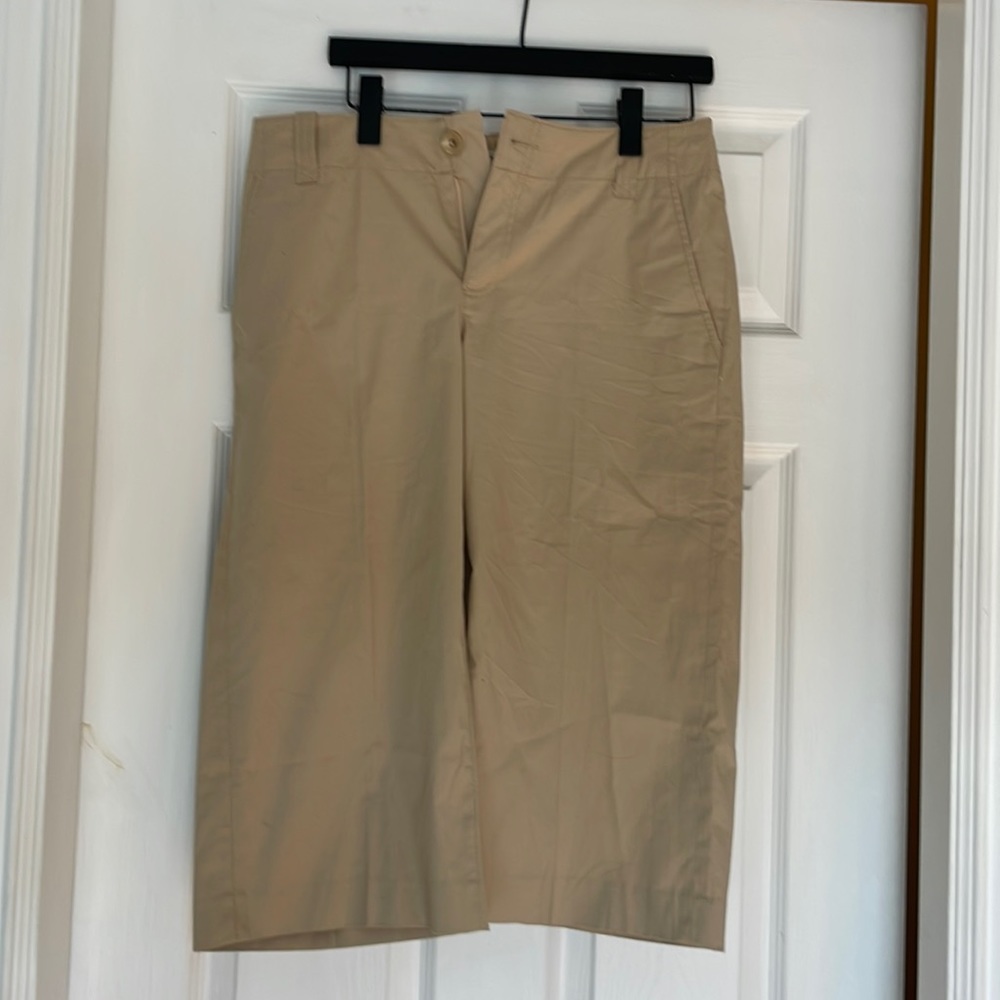 Banana republic khaki crop pants (Martin fit)